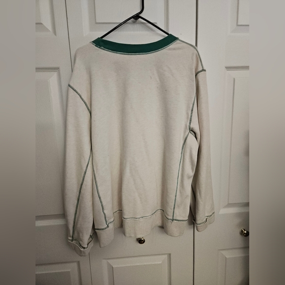 Le Tigre Cream and Green Sweater XL - Picture 3 of 5